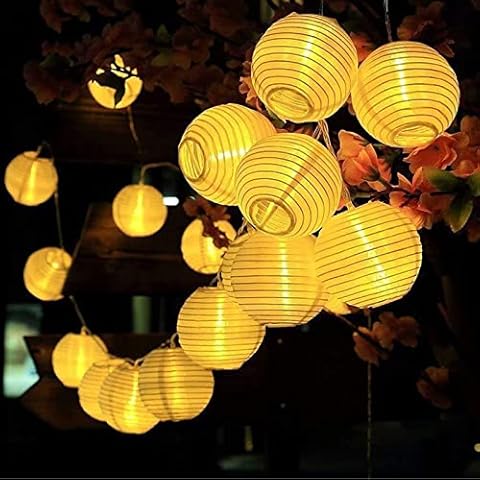 Bigzom Guirnalda de luces LED exterior con temporizador Cover