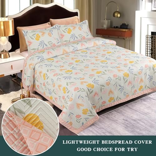 Image of Akshya Heavy Cotton Elastic Fitted Bedsheets with 2 King Size Pillow Covers, ultrasonic bedcover Double Bed with All Around Elastic 400 tc with 2 Pillow Covers