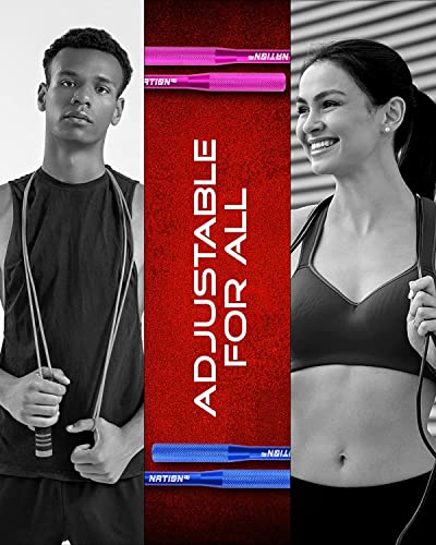 WOD-Nation-Alluminum-Handle-High-Speed-Adjustable-Jump-Rope-for-Women-and-Men-Perfect-Skipping-Rope-for-Boxing-Fitness-Workout