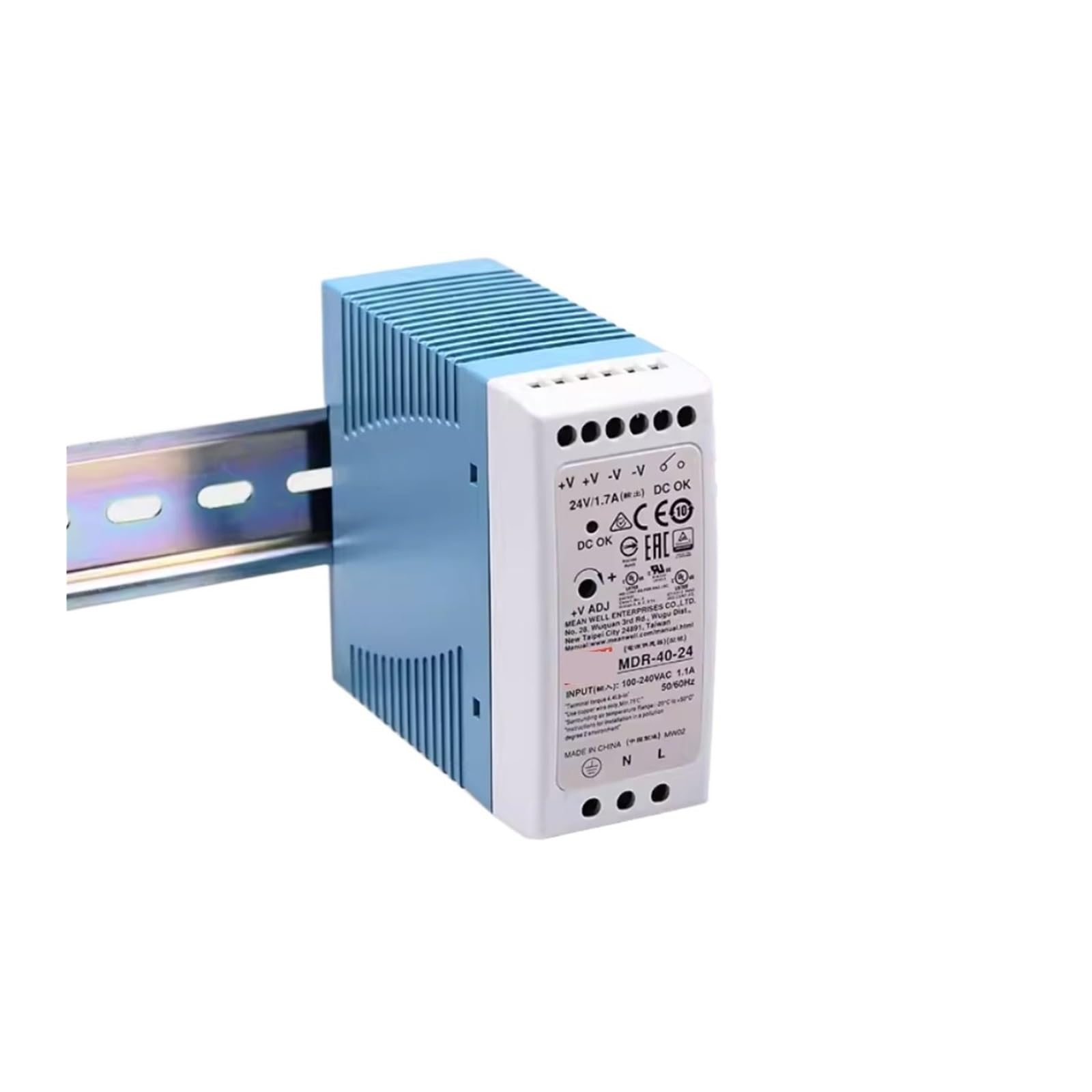 Alimentation industrielle MDR-40, stabilisez votre réseau 12V 24V 48V