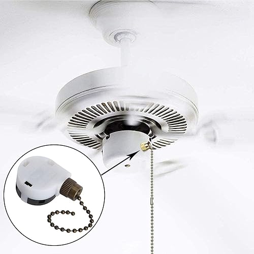 Miniatura 3 de ZE-268s2 - Interruptor de ventilador de 3 velocidades de 4 cables, piezas de repuesto para ventilador de techo, accesorios de lámpara de ventilador,
