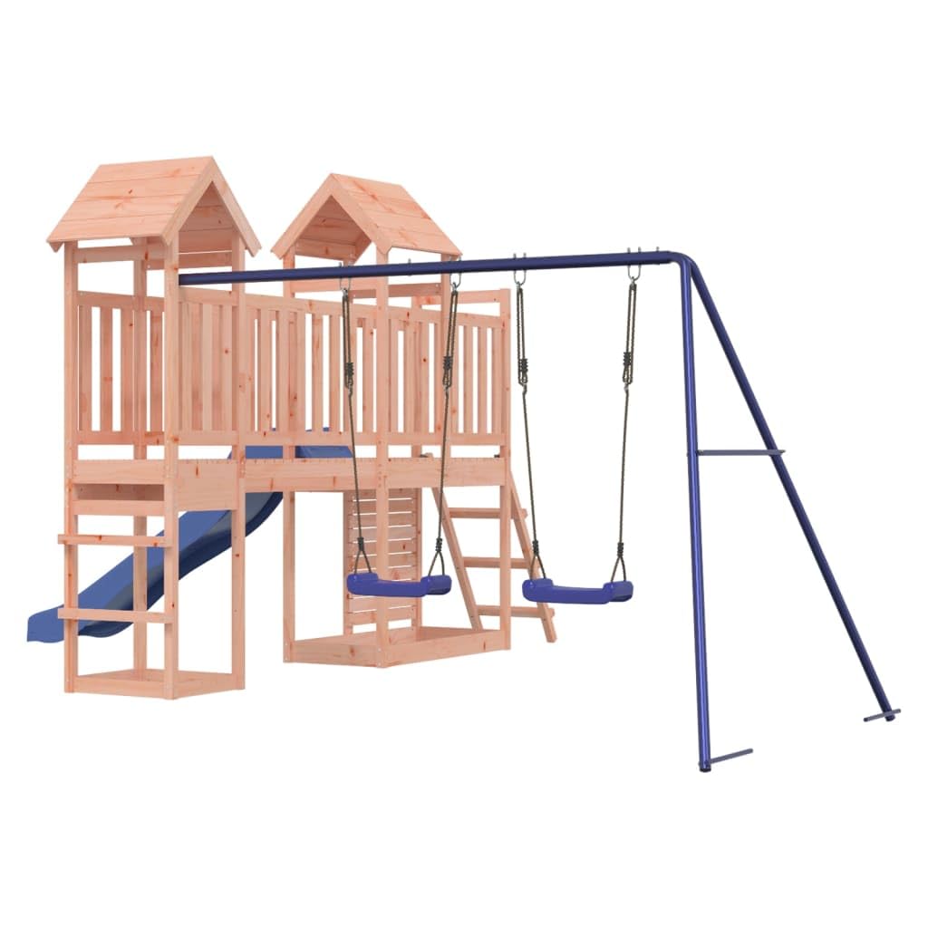 vidaXL Set da Gioco da Esterno in Legno Massello di Douglas