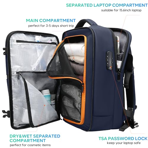 Image of BANGE Sleek Fashion Backpack Combines Anti-Theft Security with Lightweight Comfort for Trendy Travelers