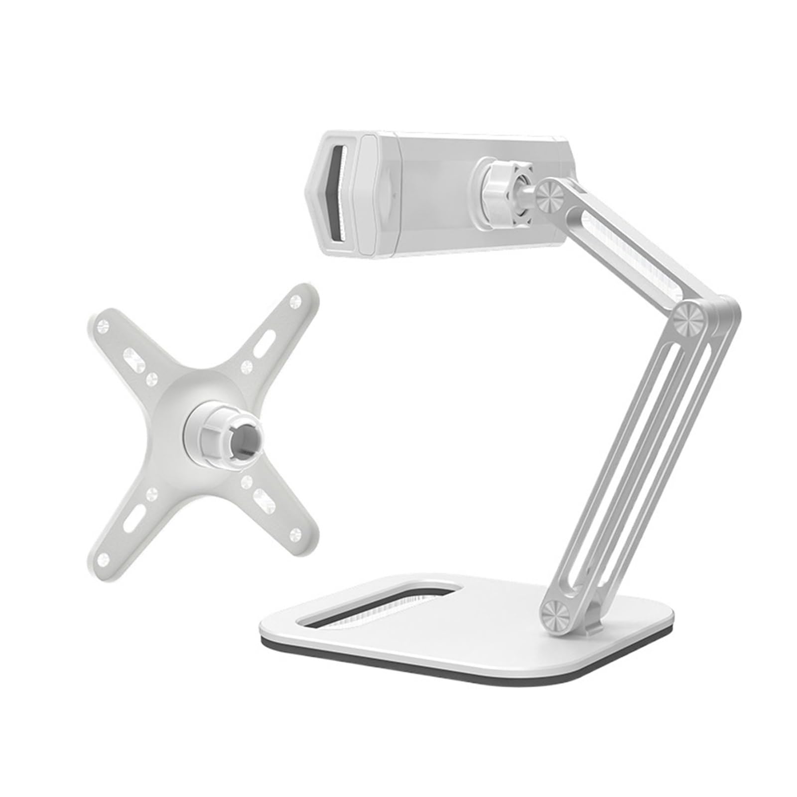 Support de moniteur autoportant blanc pour écran de 13 à 18 pouces