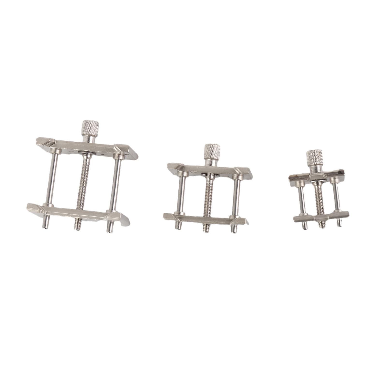 KIMISS 3pcs Metal Watch Movement Fixed Base Holder - Essential Tool for Watchmakers, Repairing & Jewelry Crafting