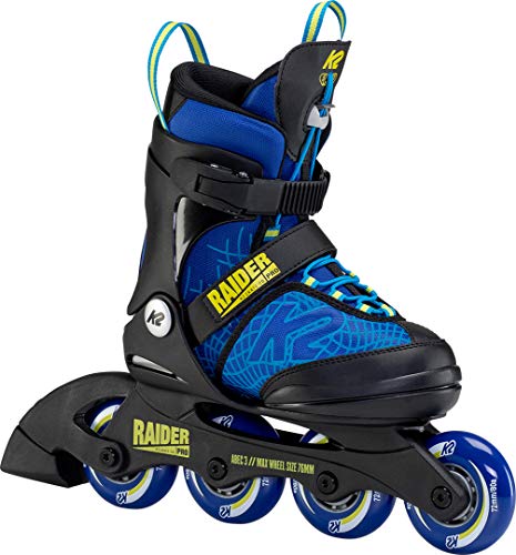 K2 Skates Jungen Inline Skates Raider PRO, Blue - Yellow, 30F0205.1.1.L