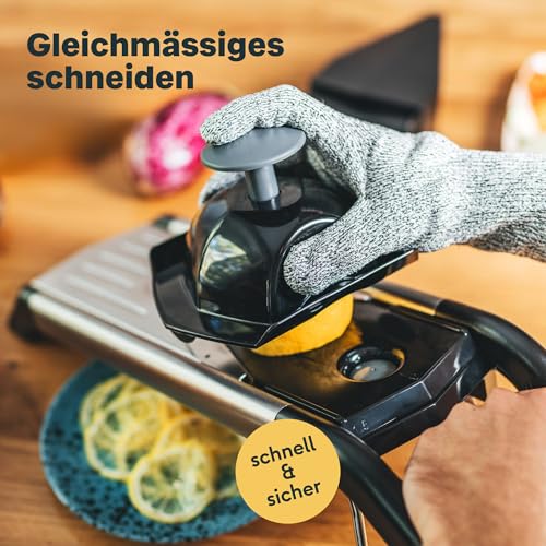SILBERTHAL Mandolinen Gemüseschneider mit Einsätzen