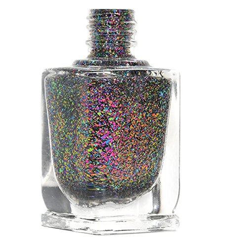 Image of ILNP Kaleidoscope - Purple, Magenta, Green, Gold, Turquoise Ultra Chrome Color Shifting Flakie Nail Polish