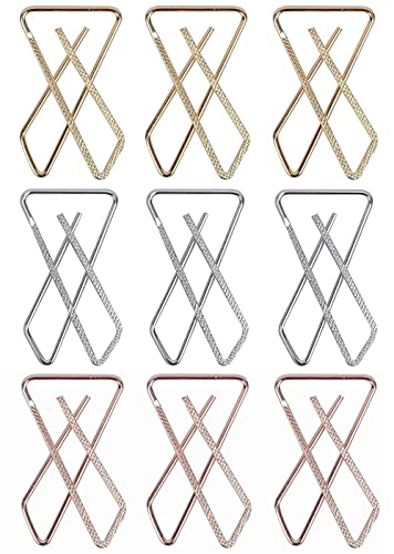 VAMA Women's Brooches & Pins For Hijab Dupatta Pallu Scrafs X Clip On Saree Pin For Women