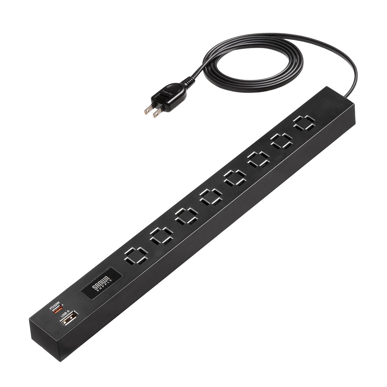 Amazon.co.jp: サンワダイレクト 電源タップ USB付き AC 8個口 1.5m