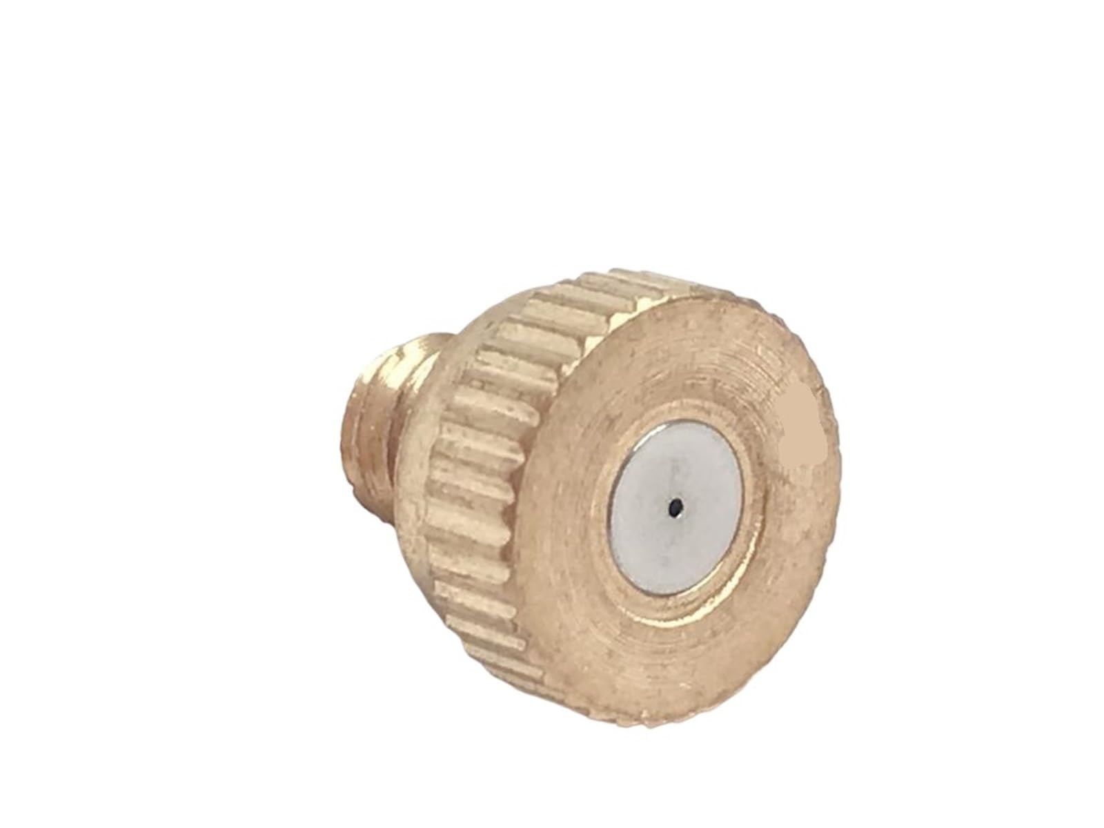 Brass Mister Nozzles 10Pcs Brass Misting Nozzle Water Mist Parts Fog for Patio System 0.2-0.8mm Orifice Thread(0.3mm)