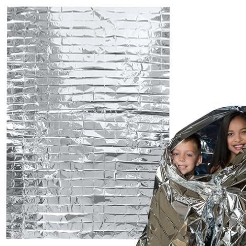 Senermter Camping -Notfälle Decke, Notfälle Wärmedecke - Outdoor -Abenteuerüberleben Teppiche | Wasserdicht