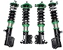 Rev9 R9-HS2-023_3 Hyper-Street II Coilover Suspension Lowering Kit, Mono-Tube Shock w/ 32 Click Rebound Setting, Full Length Adjustable, compatible with Toyota Corolla (E110) 1998-02