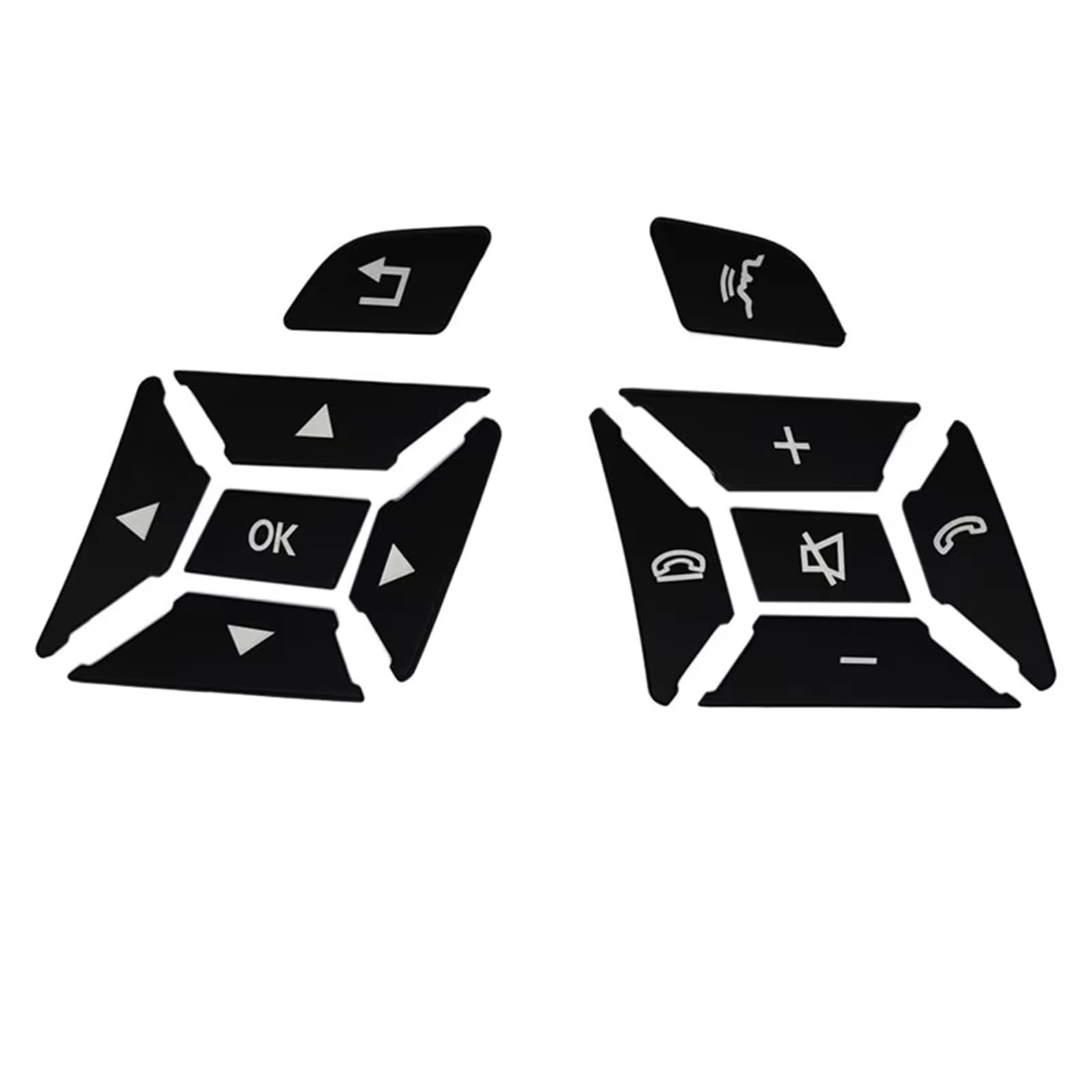 Interior Button Stickers Compatible with Benz C E Class W204 W212