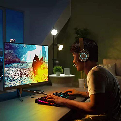 Philips Audio Usb Computer Gaming Headset With Microphone, 7.1 Surround Sound, Comfort Fit Wired Headphones With Rgb Led Lighting, Black (Tag6105)… #TOP5