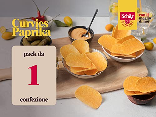 Schär Curvies Paprika Chips, 170 g