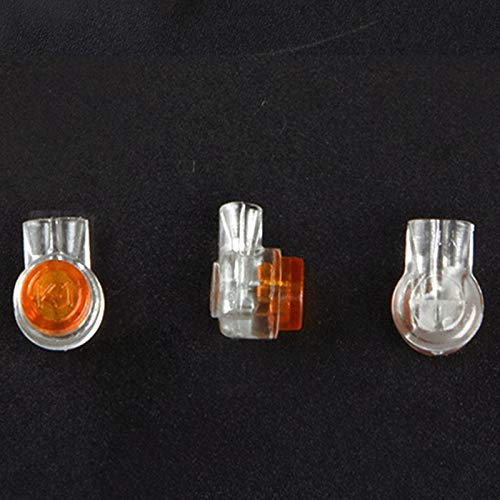 Udith 50pcs K1 Network cable Telephone line Quick connection terminal Thin line connector Signal line Two lines connection Moisture