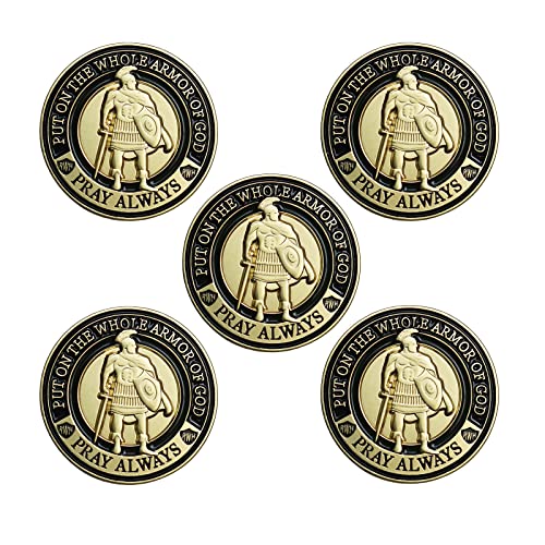 Pin's Armor of God en bronze discret sans pierre, broche chrétienne fixe