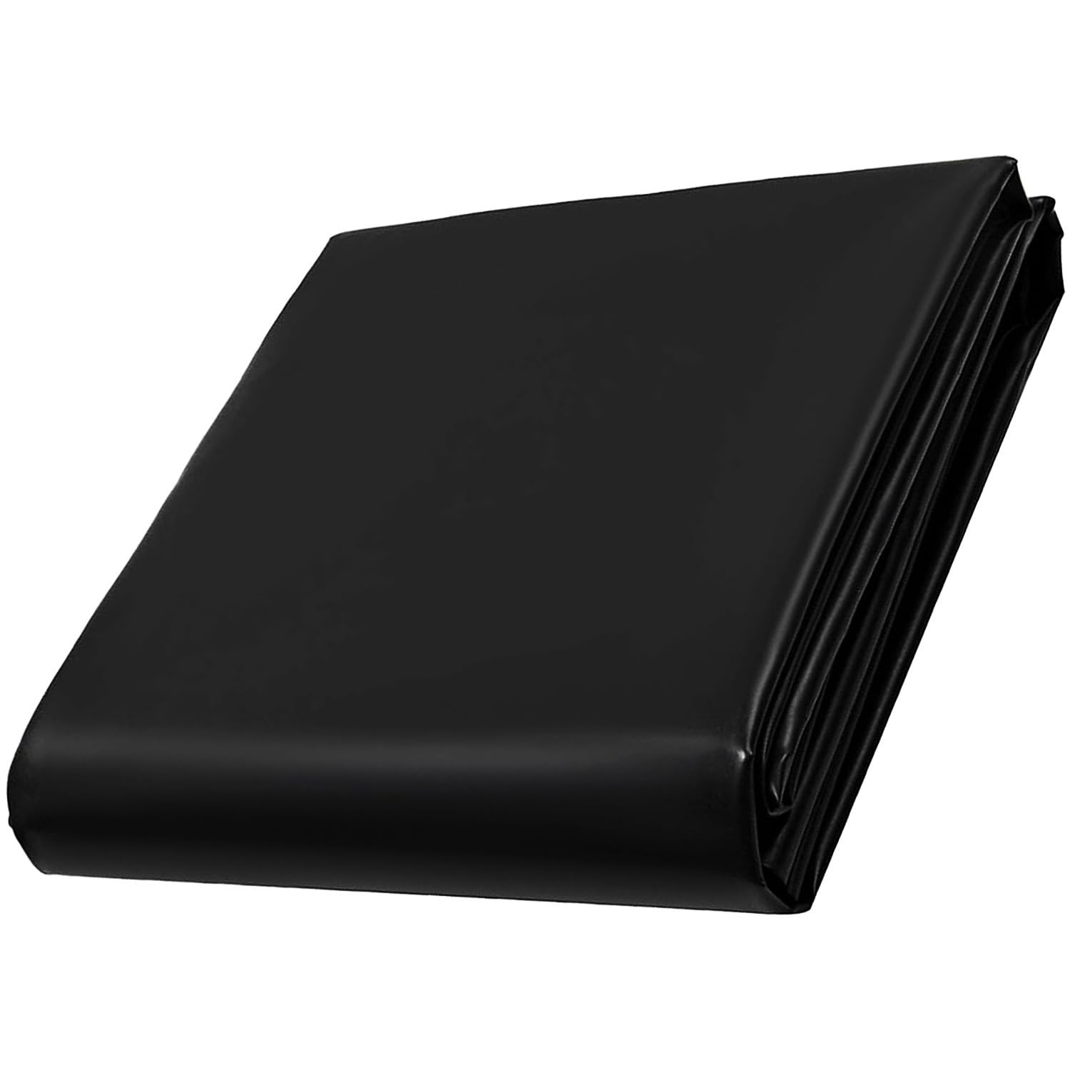 Lona para Estanque de Caucho Negro Revestimiento para Estanque Resistente Al Desgarro 2x2 1x3 3x4 4x4 5x8 5x6.0m Lámina De Invernadero Forro para Fuentes HDPE para Cascadas Paisajismo Arroyos(Tamaño:4