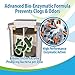 Septic Tank Treatment Packets | Enzyme Rapid Action Breaks Down Grease, Paper, Organic Solids - Controls Drain & Septic Odors - Eco Safe Sewage Backup Prevention (Pack of 6)