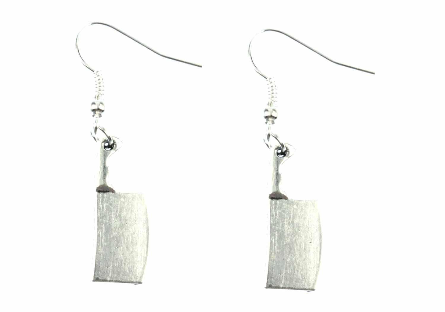 Miniblings Paprika Ohrringe - Witziger Küchen-Schmuck Versilbert