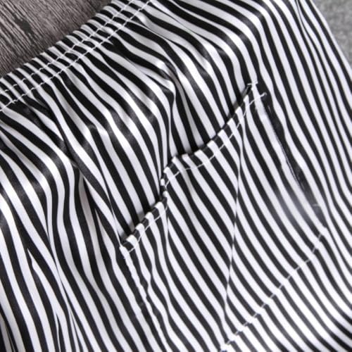 Premium Comfort Silk Satin Soft Pajama Shorts Men's Sleep Pants Lounge Soft Sleepwear Elastic Waistband3