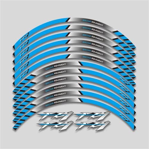 Autocollants roues moto 17 pouces Yamaha Fazer FZ1 bandes de pneu anti-rayures
