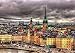 GZBJ Puzzles 6000 PC Vistas de Estocolmo, Suecia Puzzle-6000 （105 * 218CM）