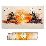 【MATÉRIEL DURABLE ET CONFORTABLE】: Le matériau est épais et se sent doux dans la main, ce qui peut aider à amortir le bruit lorsque vous tapez fortement sur les tampons. Notre Mousepad de bureau complet épais de 3 mm donne à vos mains la facilité qui offre un jeu ou un travail confortables. Les bords de tapis de bureau de haute qualité sont finis pour ne pas se casser, déformer et dégommer dans une utilisation prolongée et confortable pour vos poignets et vos mains.