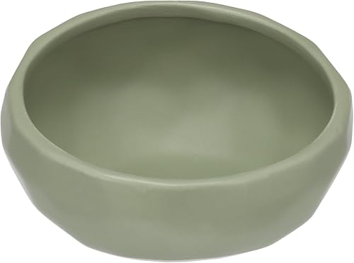 Hundenapf Keramik – hundenapf kleine Hunde – 320ml – mit Hand spülen – rund grün