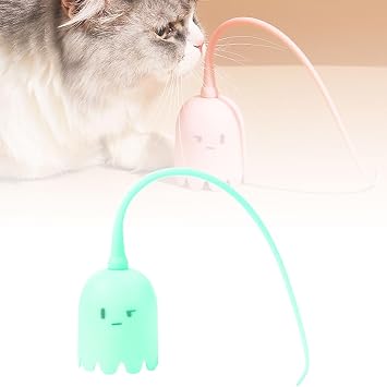 Eadwe Indoor Cat Toys, Most High-Tech Electric Cat Toy, Interactive Cat Toy Cat Wand Toy for Indoor Cats, Rechargeable Automatic Cat Interactive Toy for Bored Indoor Adult Cats Green
