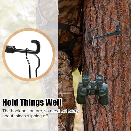 Sadnyy IG-SADNYY-3163 6 Pcs 7'' Tree Stand Bow Hanger Folding Bow Holder Bow Hunting Accessories Tree Stand Accessories thumb #4