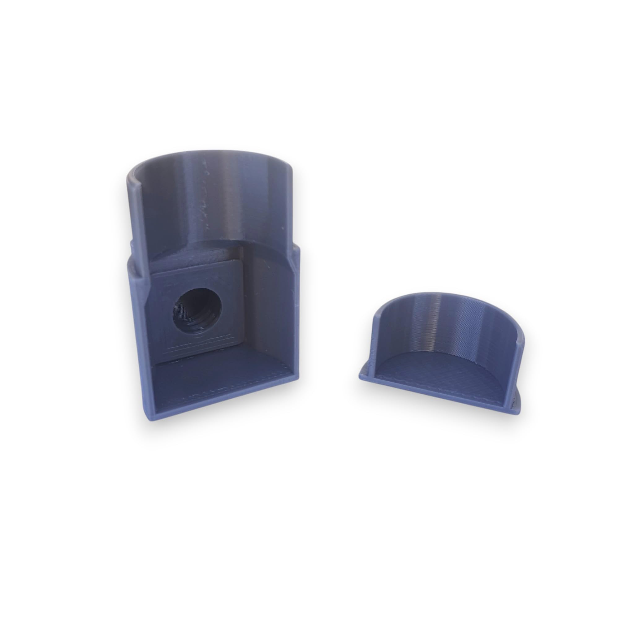 Half Round 36 mm Greenhouse Outlet & Blank End Kit, Grey - Image 4