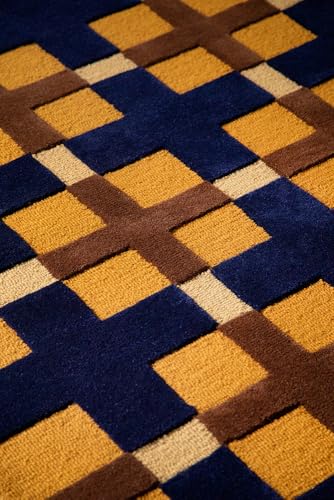 Image of Soft Pure Woolen Modern Collection Tufted Carpet for Living Room,Bedroom'Kitchen and Hall (8 X 10) Feet