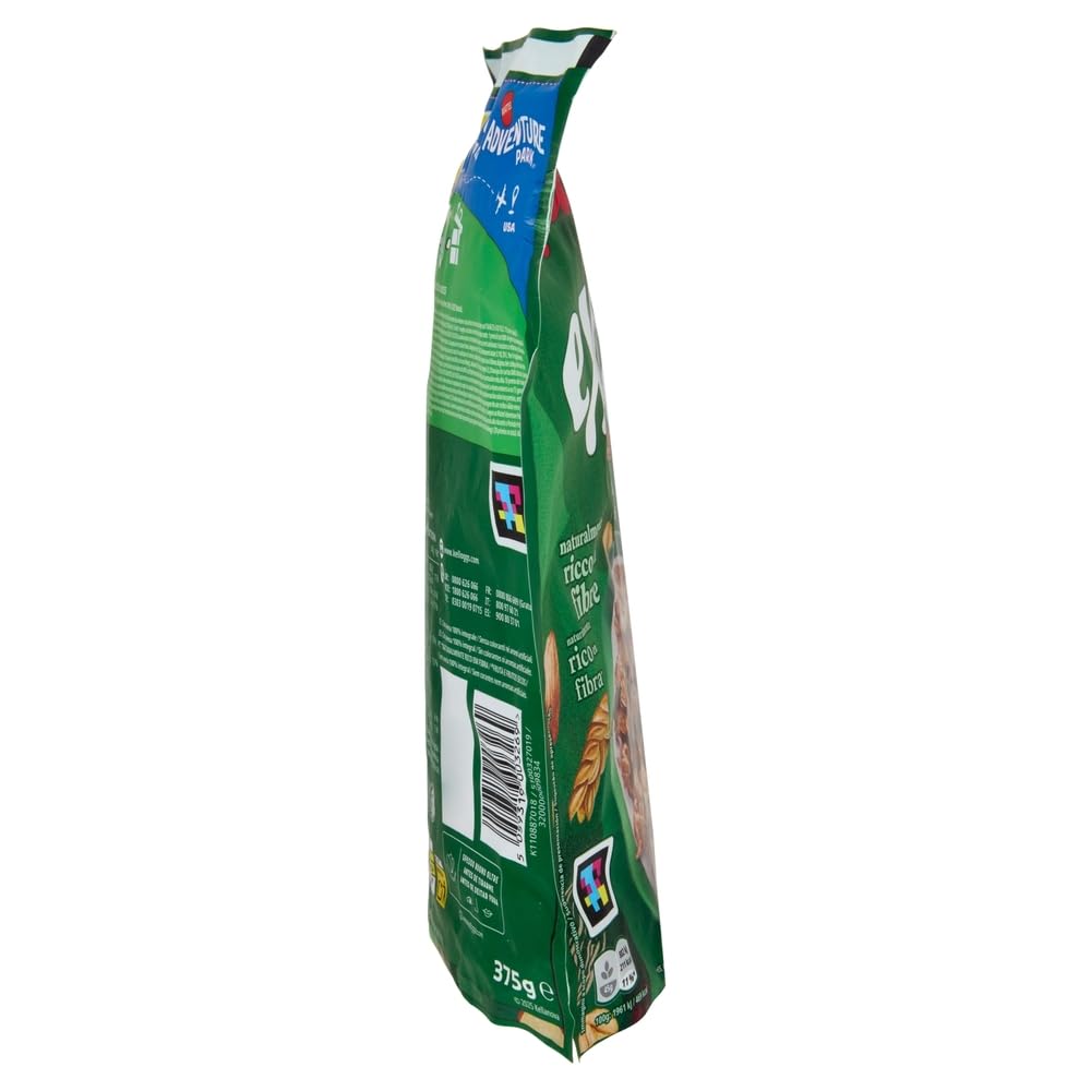 Italian Gourmet Knusper-Granola muesli croccante 12 x 375g Früchte-Nüsse | Ricco di fibre; ballaststoffreiche Cerealien mit Milch oder Joghurt zum, Gesamtnettogewicht 4,5 kg + Kostenlos Polpa 400g