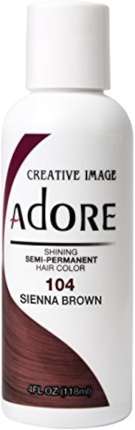 Adore Shining Semi Permanent Hair Colour, 104 Sienna Brown by Adore