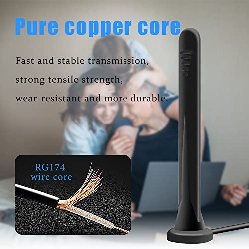 WiFi 5G 4G SMA Antenna 15DBI Omni-Directional With Magnetic Base Mimo LTE - 3M RG174 Cable for Indoor Outdoor 3G/4G/5G/GSM/GPRS Router IoT Gateway Smart Home - Image 3