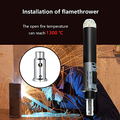 Blantye 12 in 1 Gaslötkolben-Set - Kabelloses Gasbrenner-Kit mit automatischer Zündung für die Schmuckherstellung… – Bild 6
