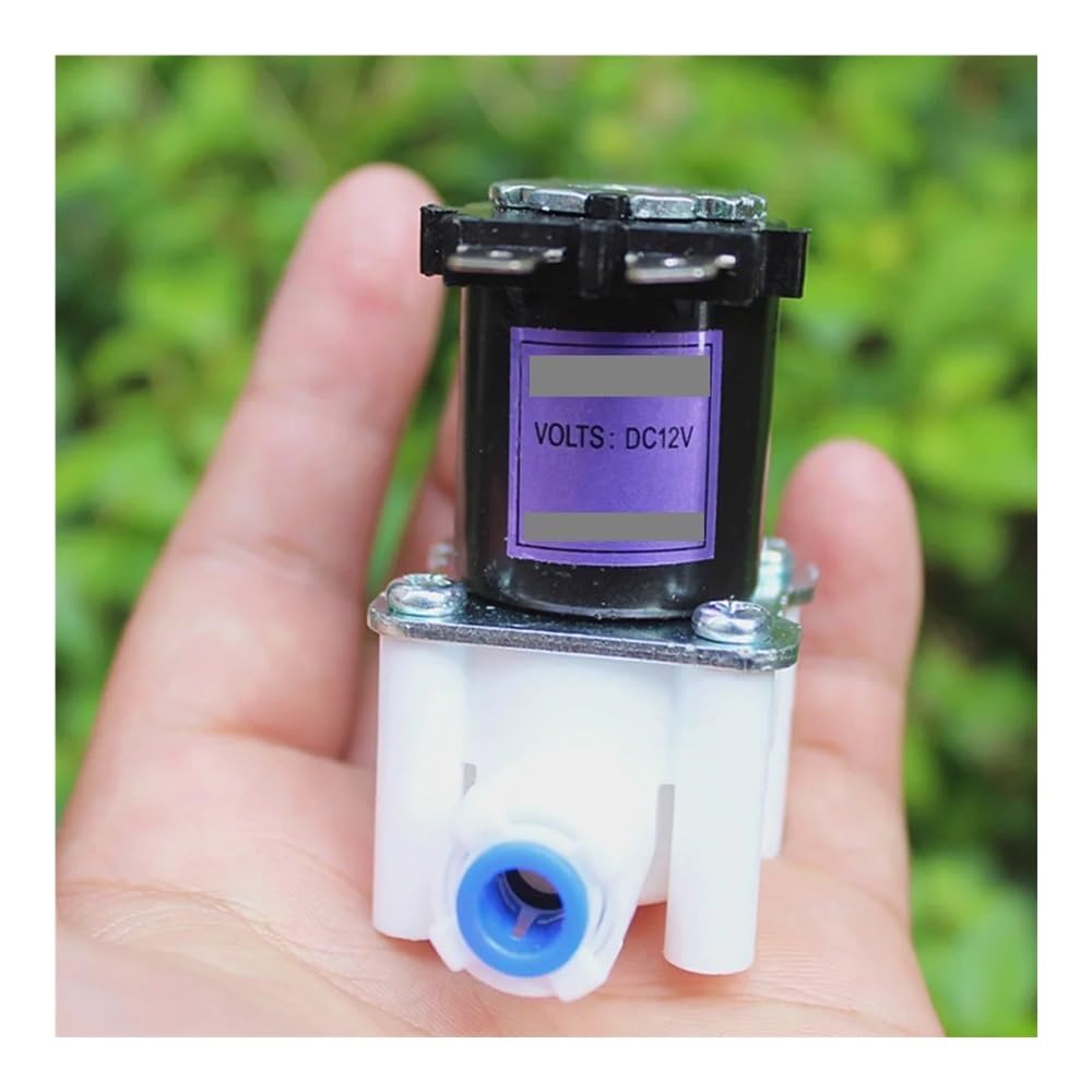 6W Normally Closed Electromagnetic Water Valve DC12V Small Drain Solenoid Switch N/C Motor