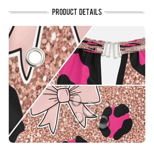 Capa Profesional Impermeable para Corte de Pelo con Estampado Leopardo y Lazos, Cierre Ajustable de Broche para Estilismo y Peluquería miniatura 4