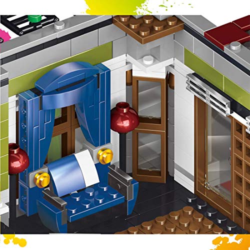 TYPIS 3577 Stück Romantisches Restaurant Architektur Bausteine Kit Set, Modular Gebäude, Kompatibel mit LEGO Architektur – Bild 8