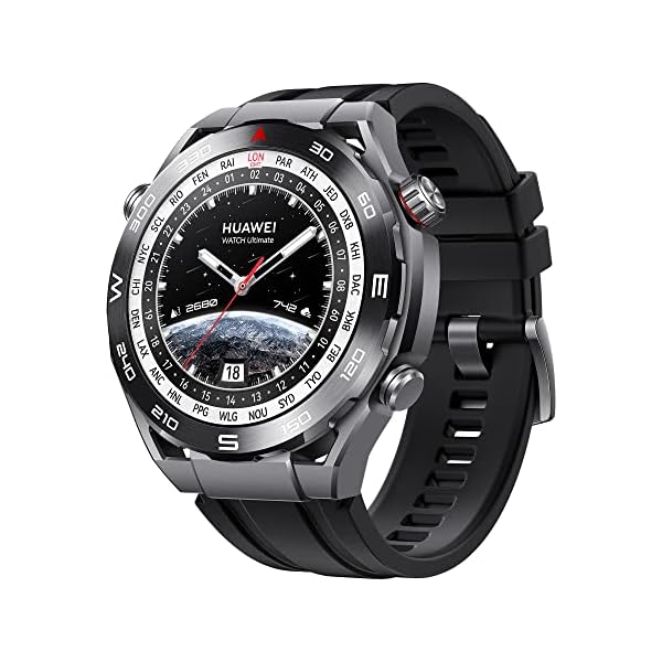HUAWEI Watch Ultimate Smartwatch, iOS & Android, Material Innovador de Metal líquido, Tecnología de Buceo a 100 m