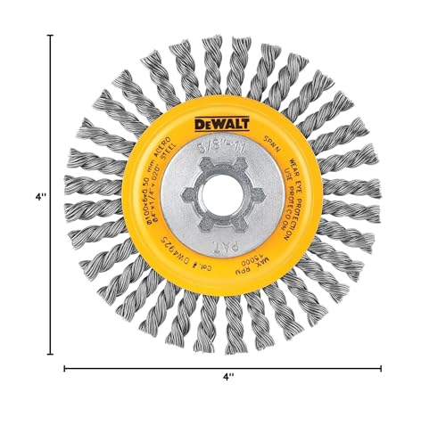 Image of DeWalt Accessories DW4925 4x5 /8-11.020 Wire Wheel