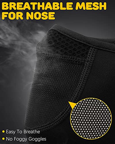 Breathable Kids Balaclava Ski Mask Boys Girls-Unique Design-Movable Face Part3