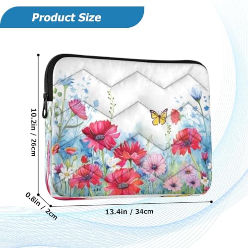 Funda para portátil con flores rústicas 13-14 pulgadas miniatura 3