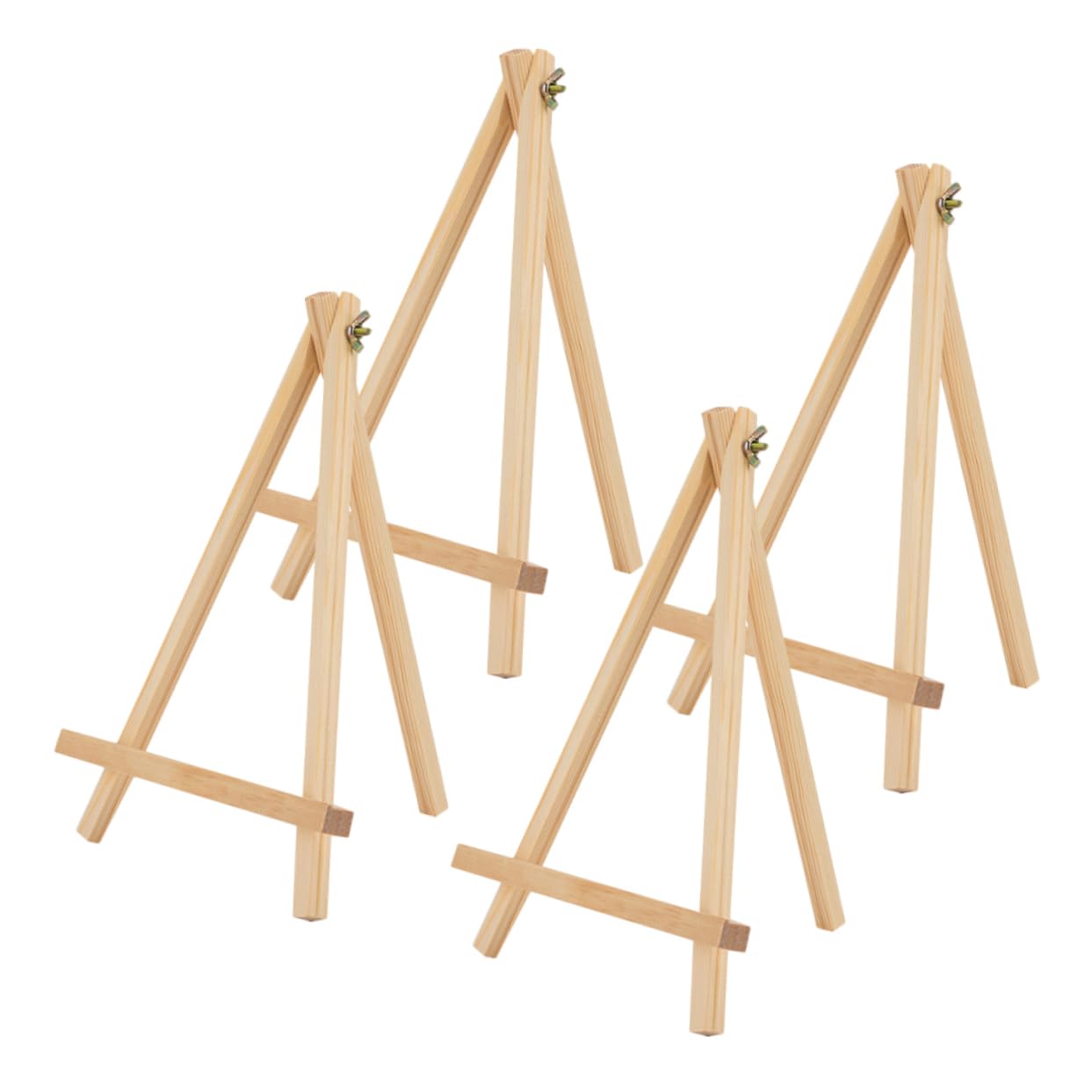 Operitacx 8pezzi Cavalletto Legno Per Pittura Supporto Da Tavolo Per Artisti e Ragazzo Ragazza Per Mostre e Attività Creative