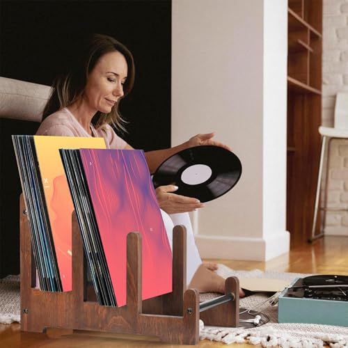 Rangement pour vinyles : protégez vos albums en bois - 3