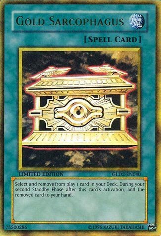 Amazon.com: Yu-Gi-Oh! - Gold Sarcophagus (GLD2-EN040) - Gold Series 2 -  Limited Edition