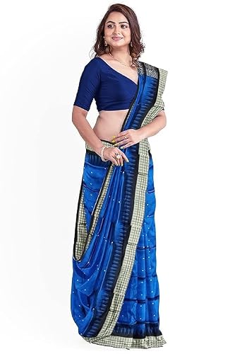 COTTONSILK & KHANDUAPATA sambalpuri silk saree – image 5