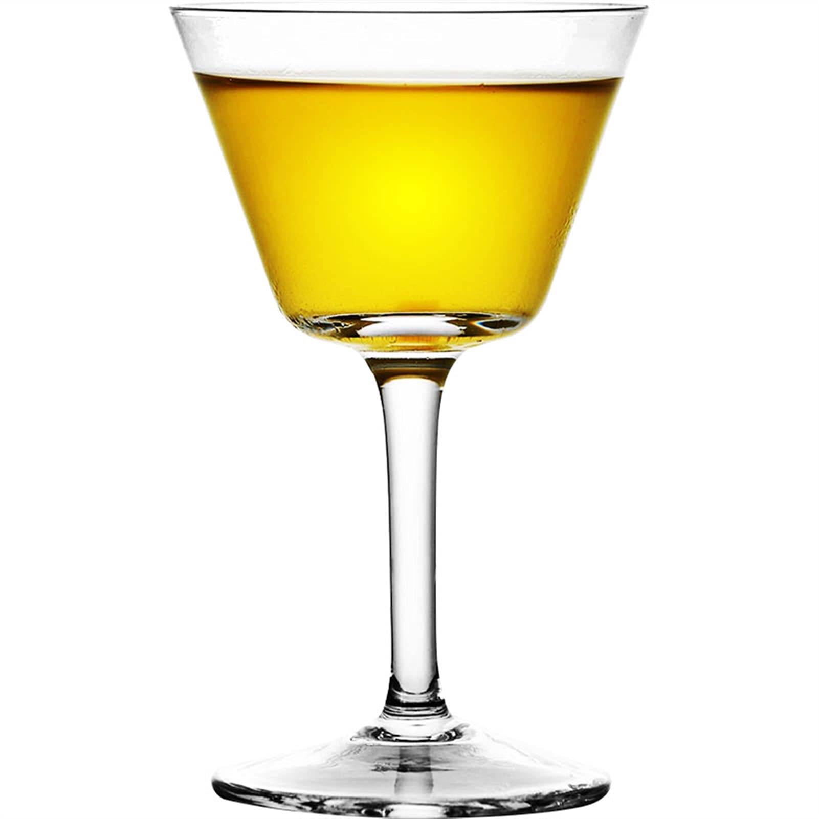 Set di 4 bicchieri da Martini trasparenti da 120 ml, bicchieri da cocktail per Martini e Vodka, eleganti set da barware